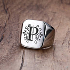 PENDRA Sigent Father's Day Steel Ring