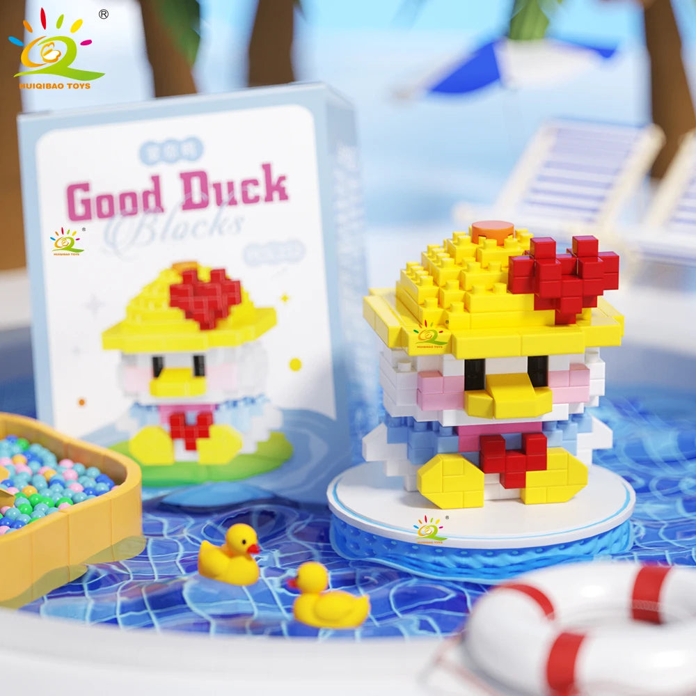 PENDRA Cute Duck Micro Building Set