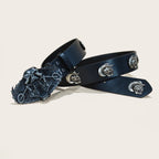 PENDRA Miralia D-Buckle Skull Gothic Belt