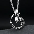 PENDRA Alienforge 316L Stainless Steel Alien Necklace