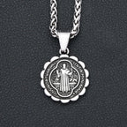 PENDRA Benedictus Vintage Catholic Saint Benedict Pendant