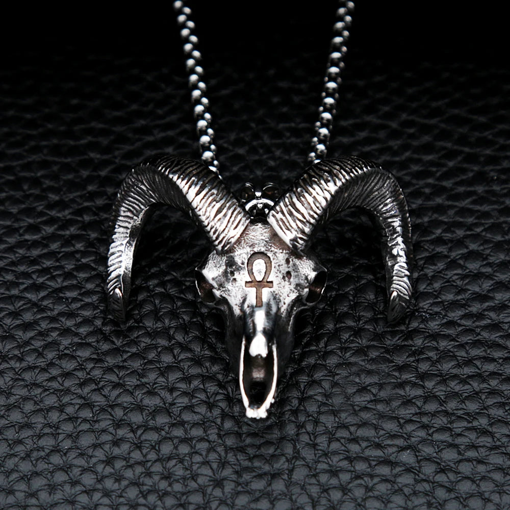 PENDRA Vikingcrest Stainless Steel Viking Ring