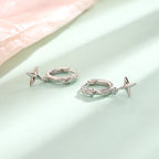 PENDRA Hoop Sterling Silver Earrings