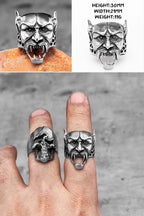 PENDRA Punk Gothic Skull Ring