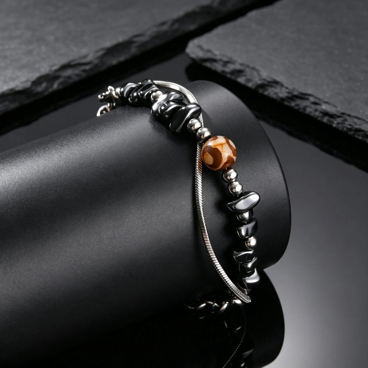PENDRA Hematite Beads Bracelet