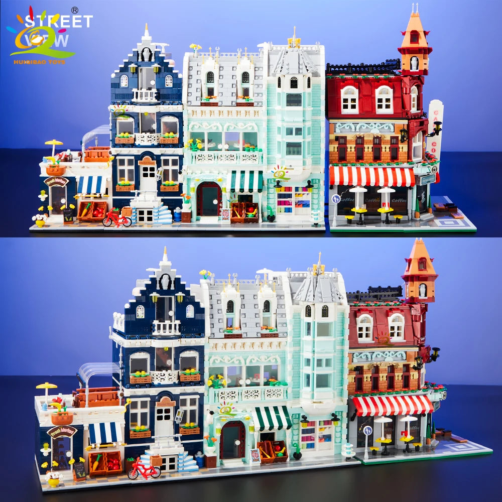 PENDRA Corner Coffee Micro Building Set
