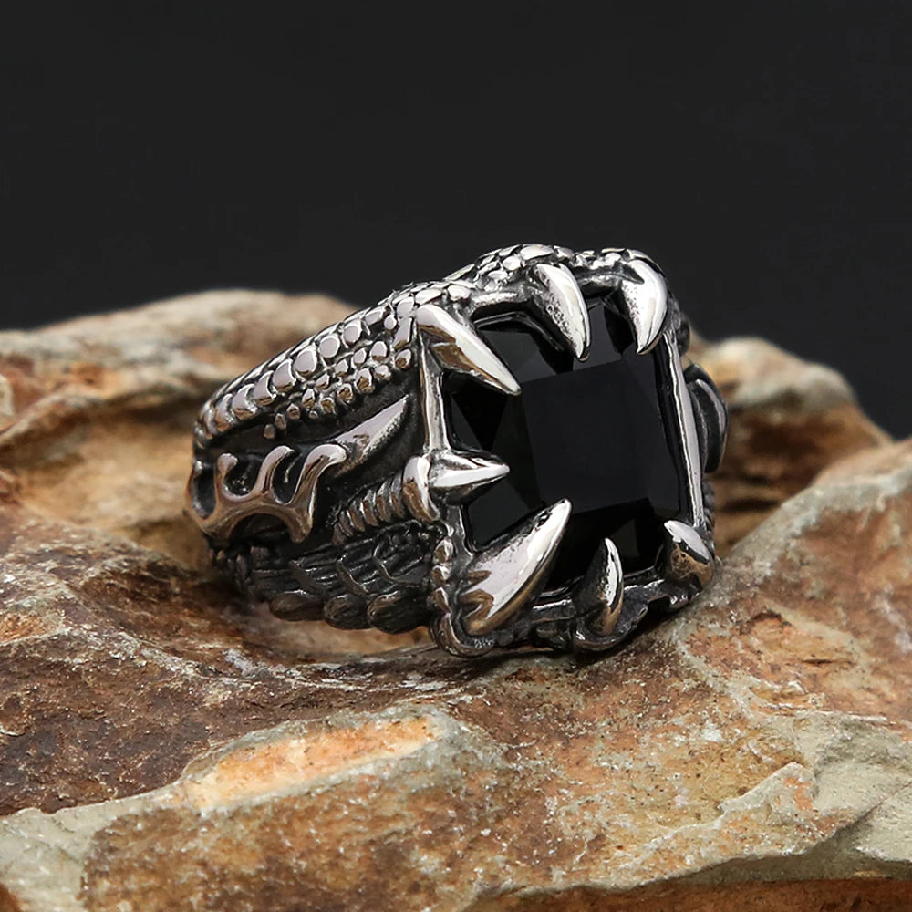 PENDRA Dragonclaw Viking Stone Ring