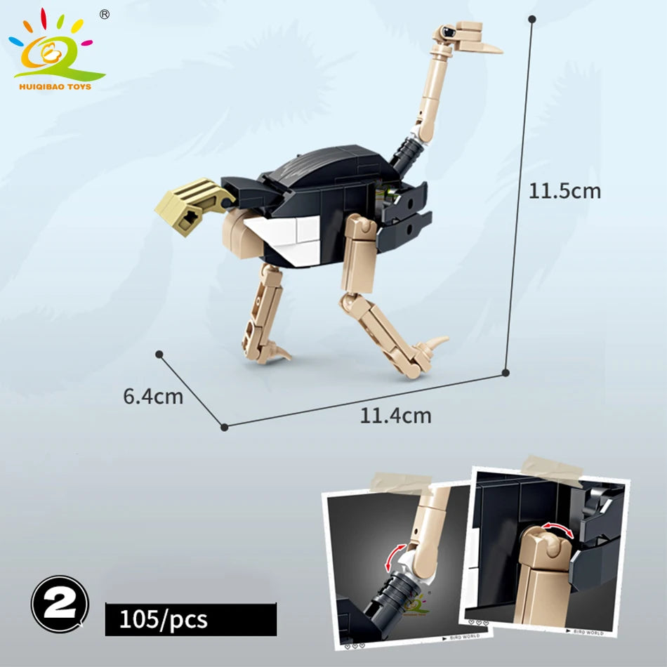 PENDRA Animal Birds Eagle Building Set