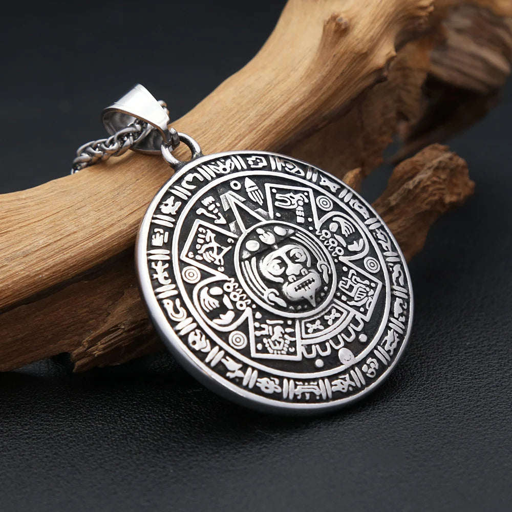 PENDRA Mayanforge Black Mayan Symbol Pendant