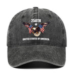 PENDRA Patriotic Cotton Washed Cap