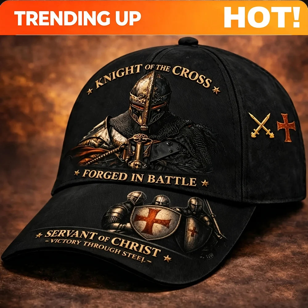 PENDRA Knight Forged Battle Servant Christ Faith Shield Belie Baseball Cap