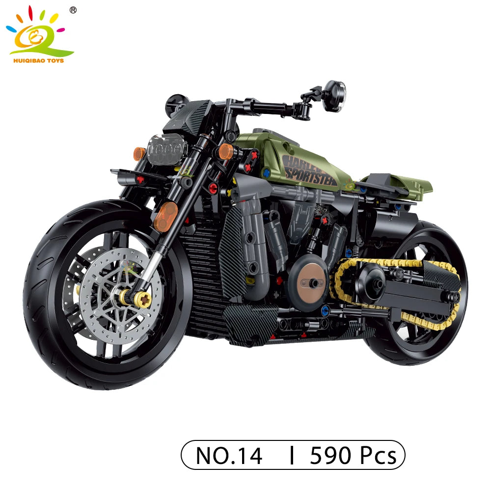 PENDRA High Tech Motorbike Toy Set
