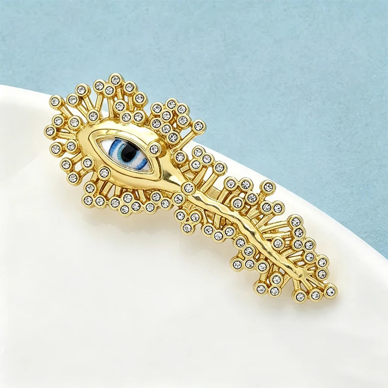 PENDRA Charming Artistic Eye Brooch