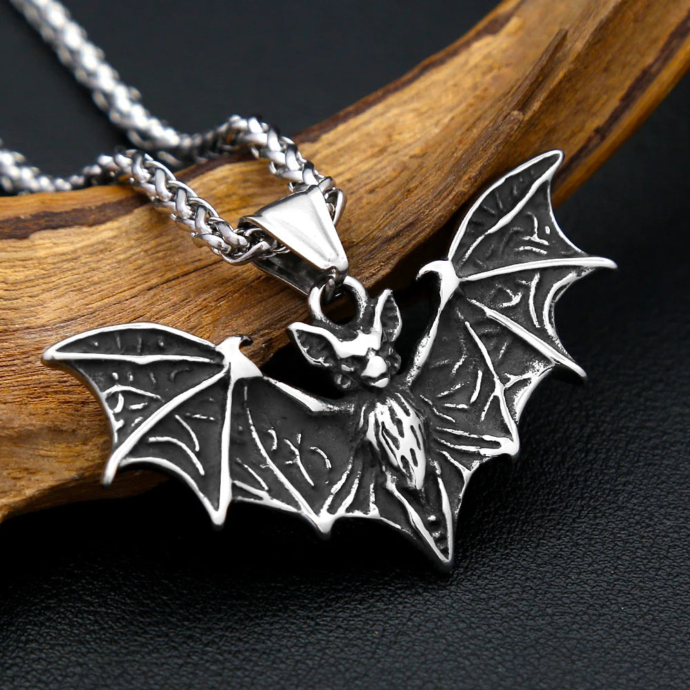 PENDRA Batwing Gothic Stainless Steel Pendant