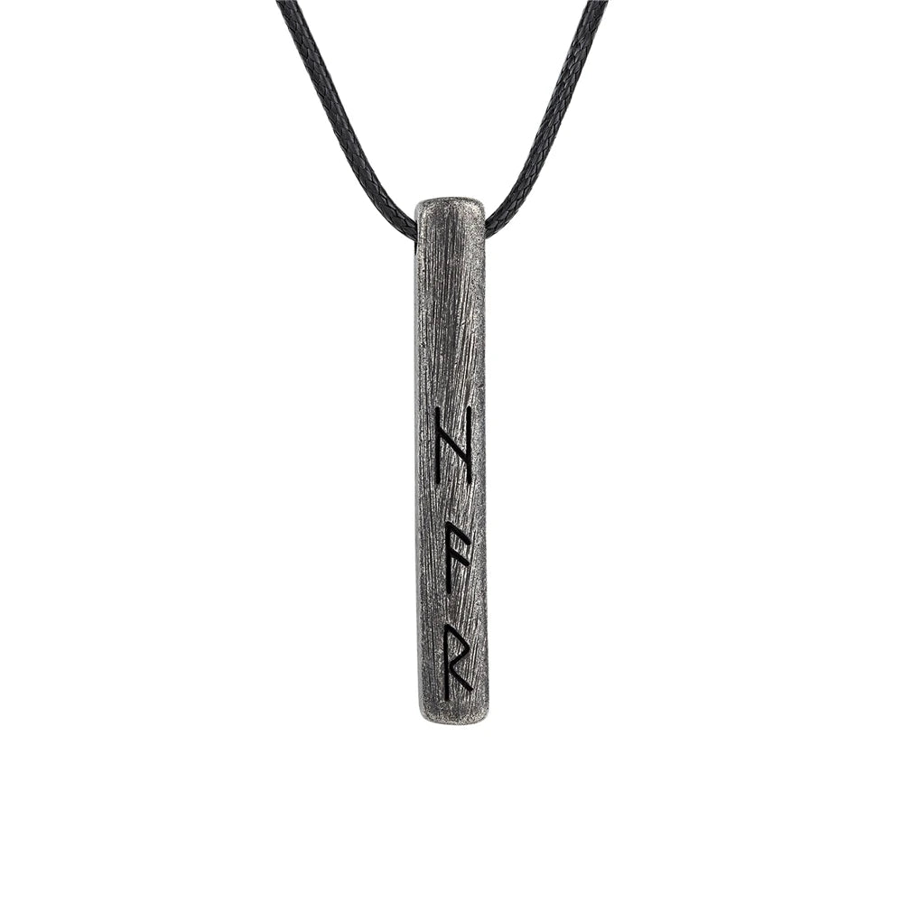 PENDRA Rune Norse Pendant Necklace