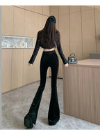 PENDRA Add Velvet Thick Pants