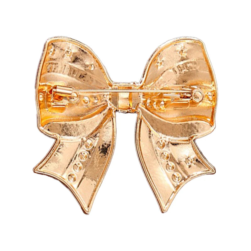 PENDRA Americana Flag Bowknot Brooch