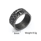 PENDRA Crosssteel 316L Stainless Steel Cross Ring