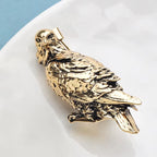 PENDRA Retro Alloy Bird Brooch