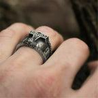PENDRA Rune Silver Copper Ring