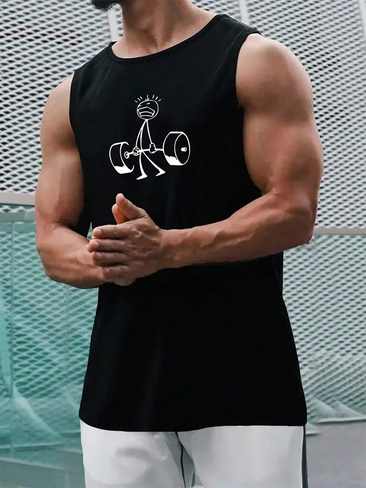 PENDRA Usa Flag Print Tank Loose Sleeveless Tank Top