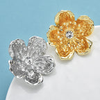 PENDRA Plumelle Alloy Plum Blossom Brooch