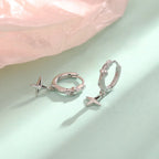 PENDRA Hoop Sterling Silver Earrings