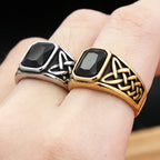 PENDRA Valknot Nordic Viking Knot Rune Ring