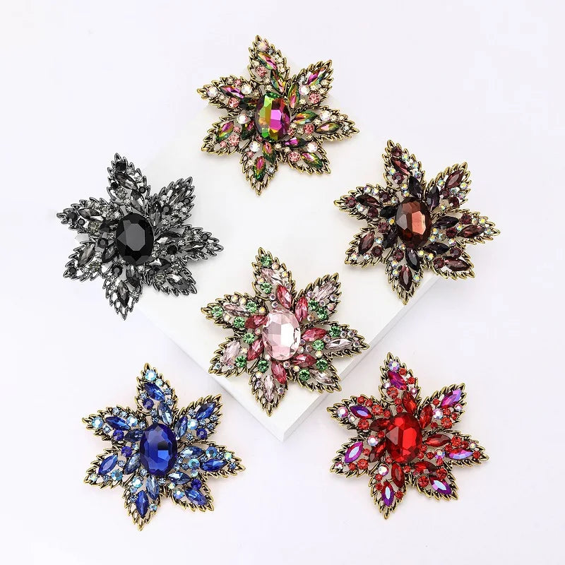 PENDRA Florielle3 Crystal Brooch