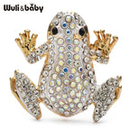 PENDRA Lovely Sparkling Frog Brooch