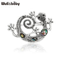 PENDRA Lovely Abalone-shell Gecko Brooch