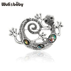 PENDRA Lovely Abalone-shell Gecko Brooch