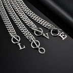 PENDRA Alphabet Letter Chain Necklace