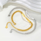 Simple Couple Bracelets for Women Men,Waterproof Stainless Steel Adjustable Mobius Bracelet,Anniversary Birthday Gift