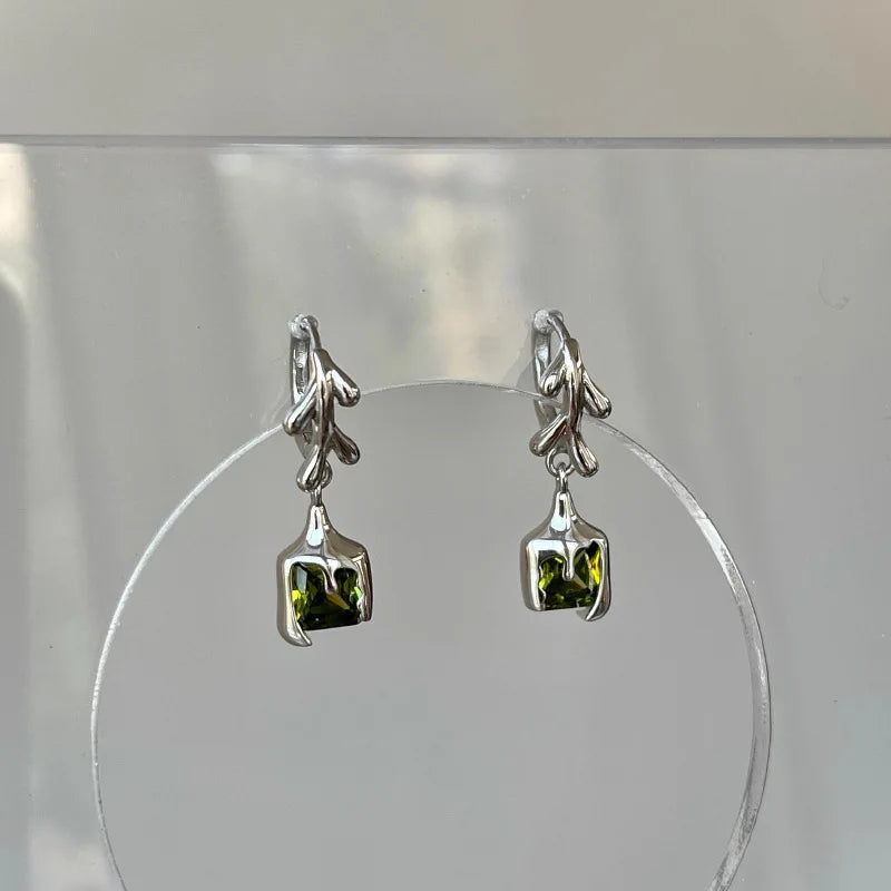 PENDRA Starfish 925 Sterling Silver Hoop Earrings