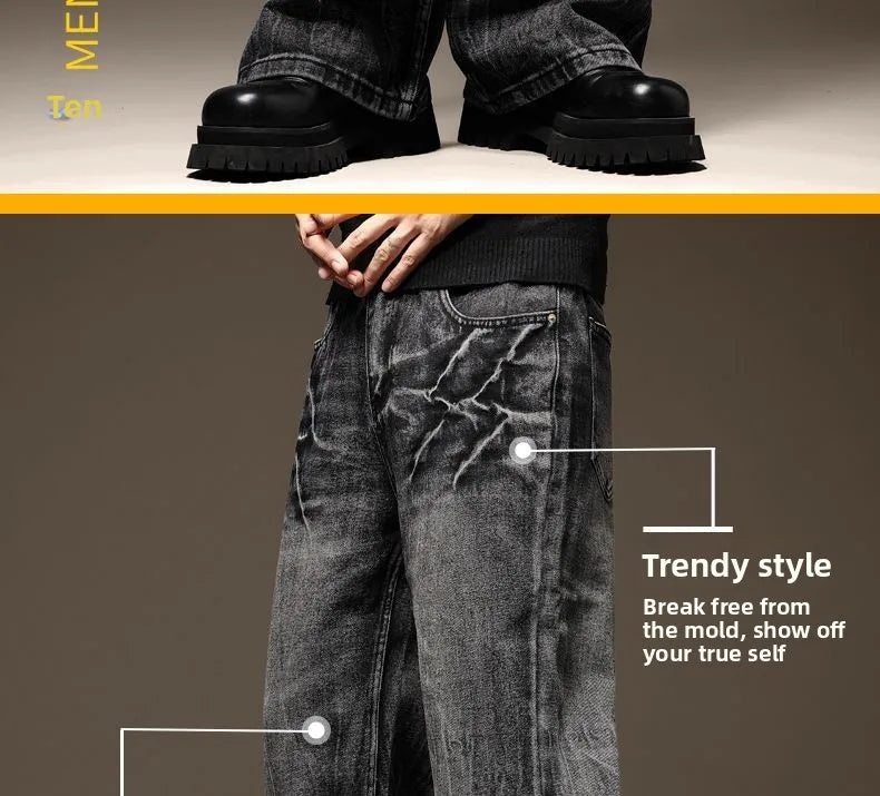 PENDRA Washed Harem End Pants