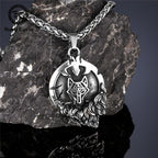 PENDRA Wolf Norse Punk Necklace
