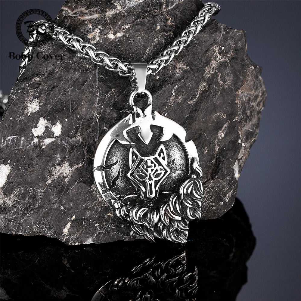 PENDRA Wolf Norse Punk Necklace