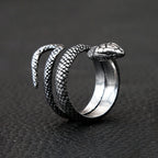 PENDRA Serpenta 316L Stainless Steel Snake Ring