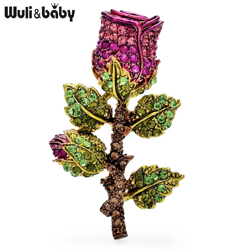 PENDRA Tulippa Shining Tulip Flower Brooch