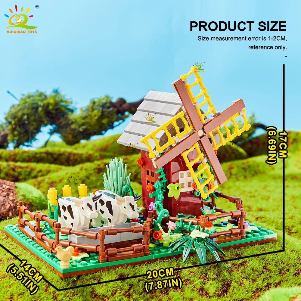 PENDRA Farm Pigsty Windmill Building Set