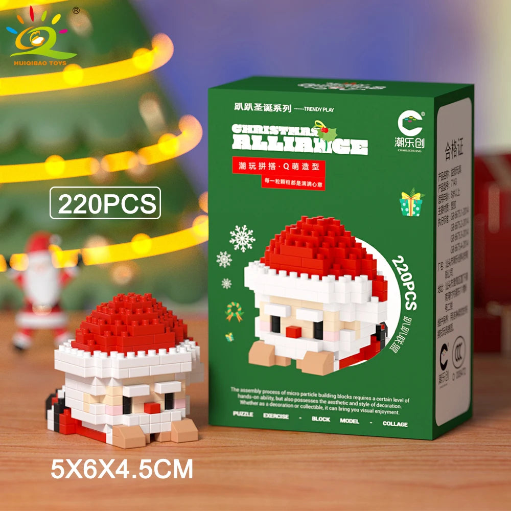 PENDRA Elk Deer Santa Building Set