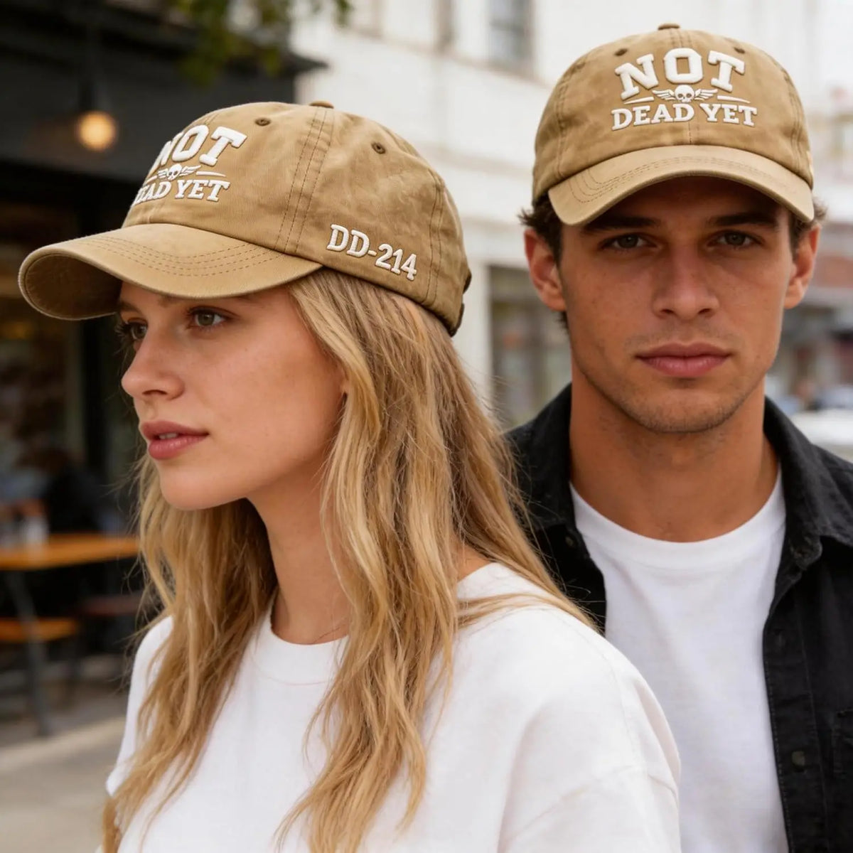 Not Dead Yet Embroidered Baseball Cap DD-214 for Men Women Vintage Still Not Dead Hats Trucker Dad Hat Funny DD214 Washed Cap