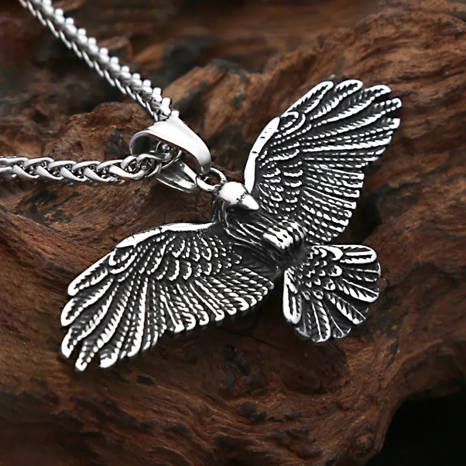 PENDRA Eagleflight 316L Stainless Steel Eagle Pendant