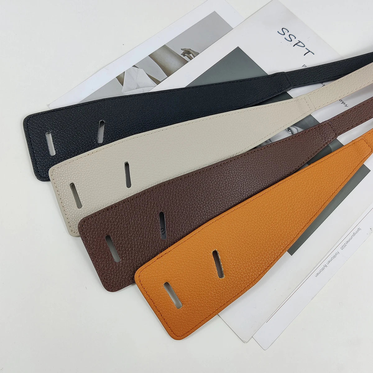 High-Quality Luxury Designer Belt For Women Knot Soft Pu Leather Long Plus Size Waistband Female Coat Corset Belt Cummerbunds