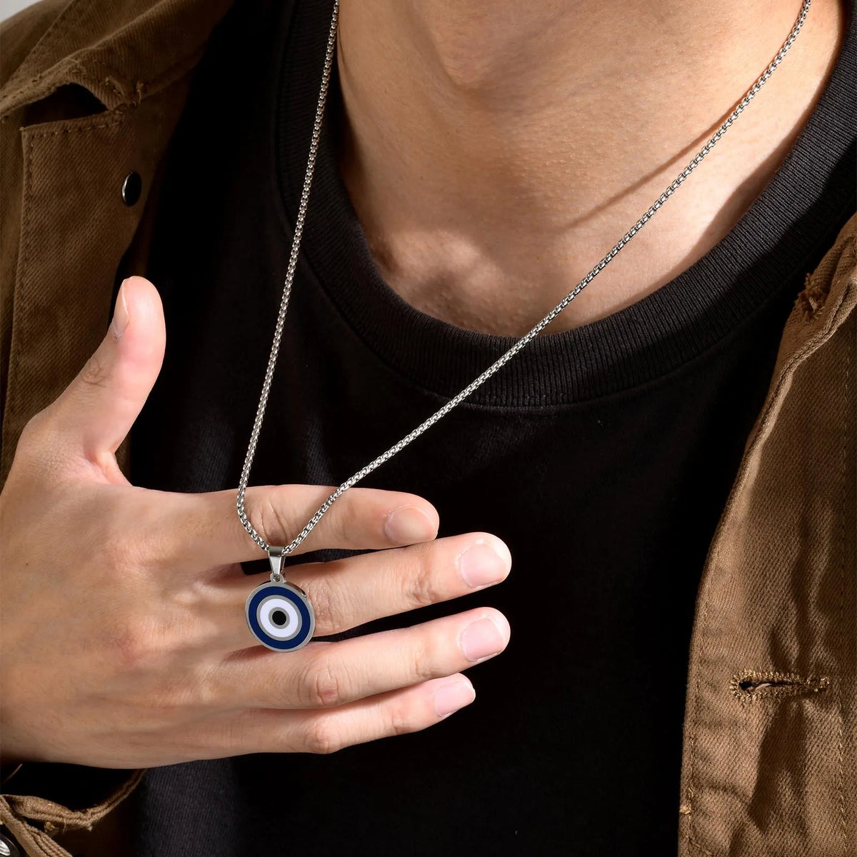 PENDRA Box Evil Pendant Necklace