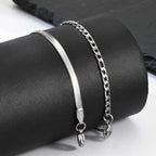 PENDRA Silver Flat Bracelet