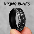 Vintage Nordic Viking Runes Celtic Knot Series Stainless Steel Womens Mens Rings Punk Biker Jewelry Creativity Gift Wholesale