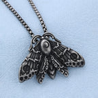 PENDRA Moonmoth Stainless Steel Moon Moth Pendant