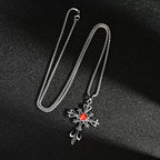 PENDRA Smoothcross Minimalist Titanium Steel Cross Necklace